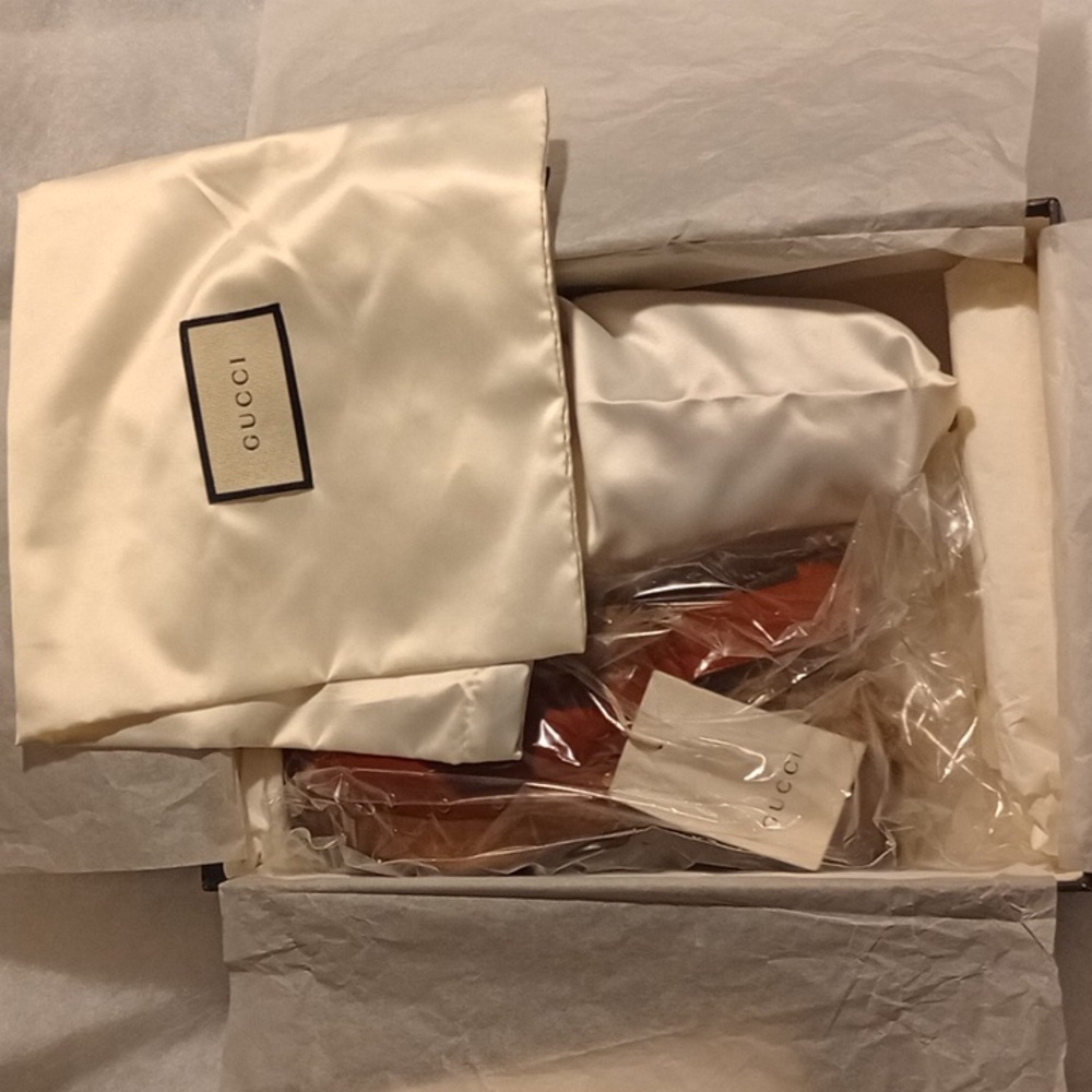 NWT Gucci Calfskin Fur Horsebit Amstel Slingback Clogs NIB - Picture 5 of 10